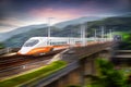 High speed bullet train Royalty Free Stock Photo