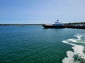 High speed Cape Cod ferry Royalty Free Stock Photo