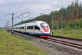 High-speed commuter train. Royalty Free Stock Photo