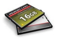 High speed CompactFlash memory cards Royalty Free Stock Photo