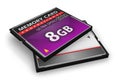 High speed CompactFlash memory cards Royalty Free Stock Photo