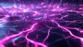 High-Speed Data Flow Through Advanced Networks Visualized as Light Trails and Dynamic Connections A Representation of the Future