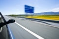 High speed driving Royalty Free Stock Photo