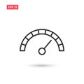 High speed icon vector design isolated 9