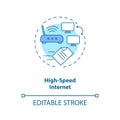 High speed internet concept icon Royalty Free Stock Photo