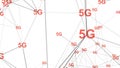 High speed internet 5G .New mobile communication technology .Map 5G.Technology background .