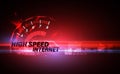 High speed internet on networking telecommunication  concept background. vector illustration Royalty Free Stock Photo