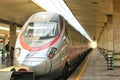 High speed italian train Frecciargento in a station