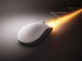 High speed mouse Royalty Free Stock Photo