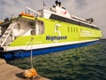 High Speed Passenger Ferry in Heraklion Port Royalty Free Stock Photo