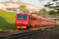 High-speed passenger train Royalty Free Stock Photo