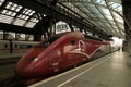 High-speed railway Thalys in Cologne Royalty Free Stock Photo