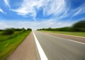 High speed road Royalty Free Stock Photo