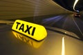 High speed taxi Royalty Free Stock Photo
