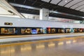 High speed train car wagon Fuxing high-speed Beijing South railway Station in China Royalty Free Stock Photo