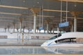 High speed train of China, the streamlined design of a modern bullet train .