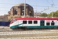 High speed train heading for Roma Termini