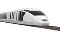 High Speed Train Isolated Royalty Free Stock Photo