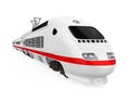 High Speed Train Isolated Royalty Free Stock Photo