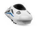 High Speed Train Isolated Royalty Free Stock Photo