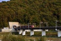 High-speed train Lastochka on the mountain railroad