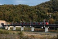 High-speed train Lastochka on the mountain railroad