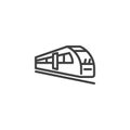 High speed train line icon Royalty Free Stock Photo