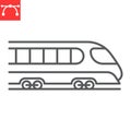 High speed train line icon Royalty Free Stock Photo