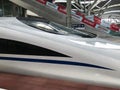 High-speed train in railway station in China Royalty Free Stock Photo