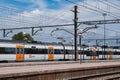 High-speed train Rodalies de Catalunya RENFE Barcelona commuter rail service