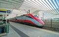 High Speed Train and Station in Reggio Emilia, Italy