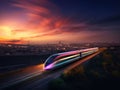 High-Speed Train Connecting Smart Cities