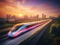 High-Speed Train Connecting Smart Cities