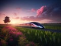 High-Speed Train Connecting Smart Cities