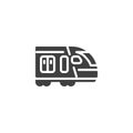 High speed train vector icon Royalty Free Stock Photo