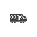 High speed train vector icon Royalty Free Stock Photo