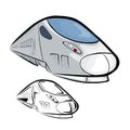 High Speed Train 2 Royalty Free Stock Photo
