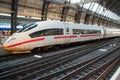 High speed train waiting for departure Royalty Free Stock Photo