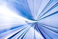High speed in the tunnel Royalty Free Stock Photo