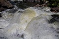 High Speed Waterfall At Egan Chutes Royalty Free Stock Photo