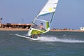 High Speed Windsurfer Royalty Free Stock Photo