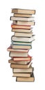 The high stack of books Royalty Free Stock Photo