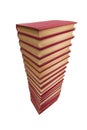 The high stack of books Royalty Free Stock Photo