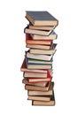 High stack of different books Royalty Free Stock Photo