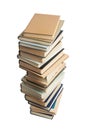 High stack of different books Royalty Free Stock Photo