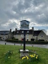 The high street in England countryside