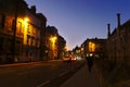 High street, Oxford at night in Winter