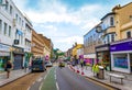 High street of Torquay town United Kingdom