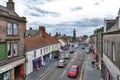 High Street in town center of Berwick-upon-Tweed, northernmost town in Northumberland at the mouth of River Tweed in England, UK