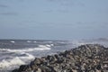 High surf along old A1A highway